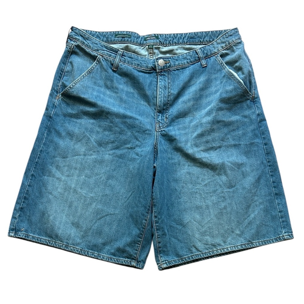 Wild Fable Mid Rise Denim Skater Shorts